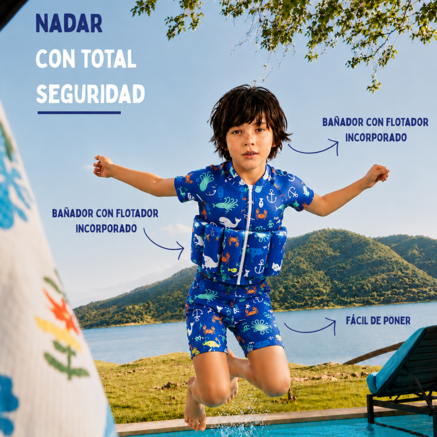 Bañador flotador infantil Pequenado®